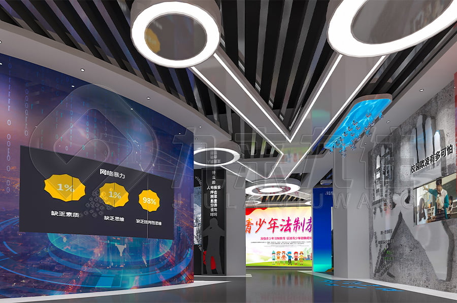 法制展館，法治文化教育展館方案策劃公司，政法委法治教育展館設(shè)計(jì)圖片