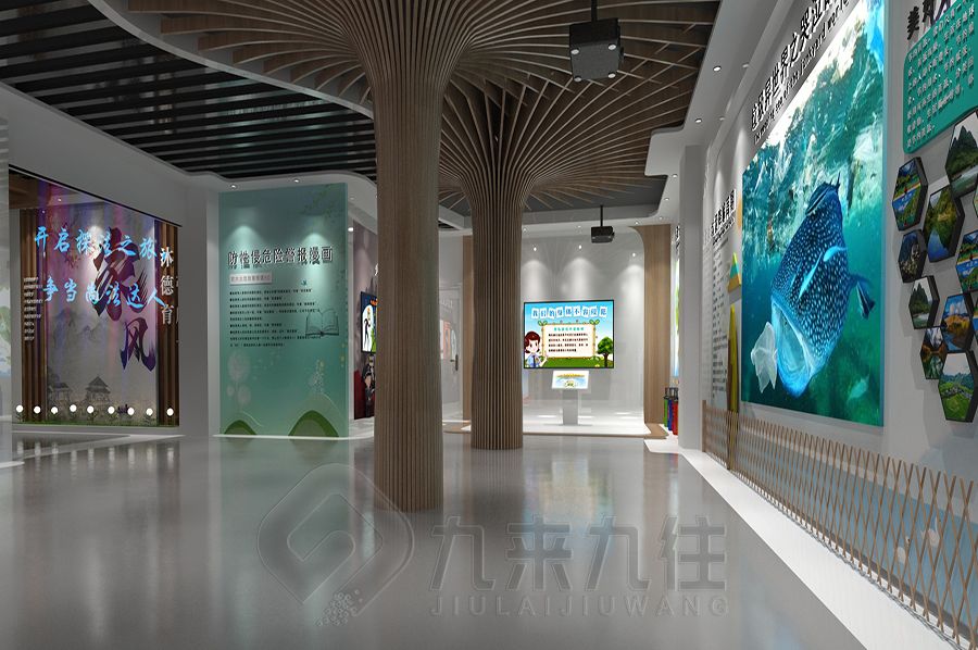 高科技法治宣教基地設(shè)計(jì),環(huán)?，F(xiàn)代展廳建設(shè),多媒體互動(dòng)展館施工